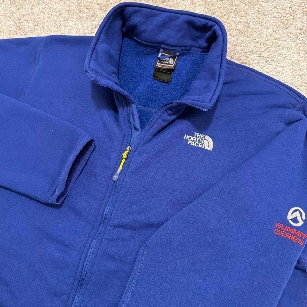 Vintage North Face Summit Series Fleece Jacket | Royal Blue‎ | Large